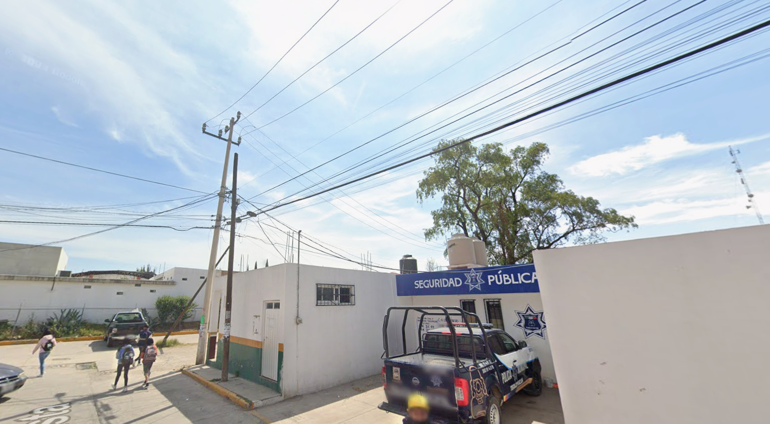 Antes: Construcción De Planta Alta, Módulo de Seg. Pública (Policía De Genero), Santa María Caliacac