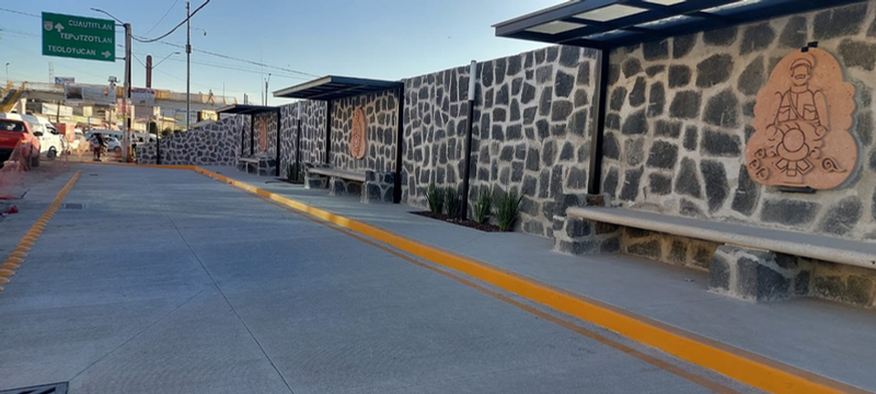 Construcción De Paradero De Transporte Público, Av. 5 De Mayo, Bo. Tlatilco