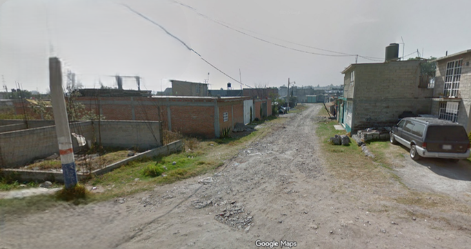 Antes: Calle Londres, San Sebastian Teoloyucan