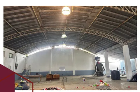 Antes: Remodelación Del Auditorio, Santa María Caliacac