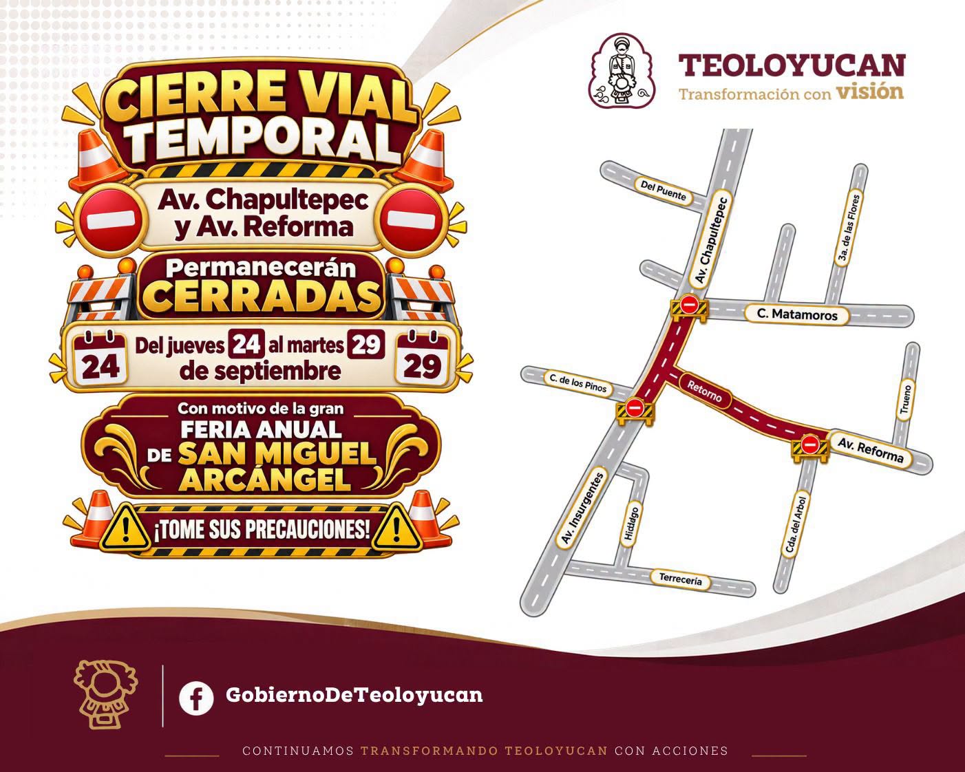 AVISO IMPORTANTE DE VIALIDAD