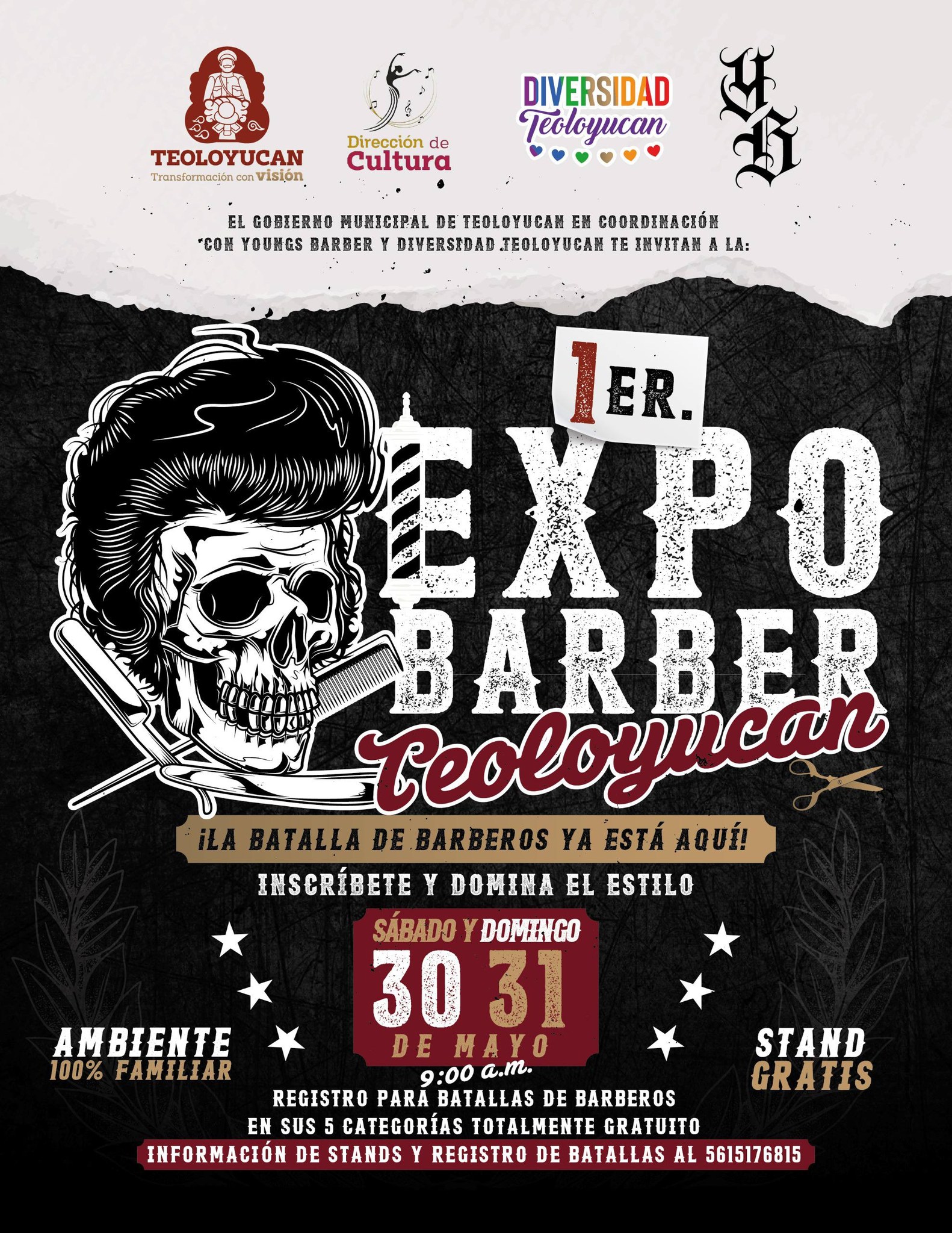 ¡Llega el 1er Expo Barber Teoloyucan!