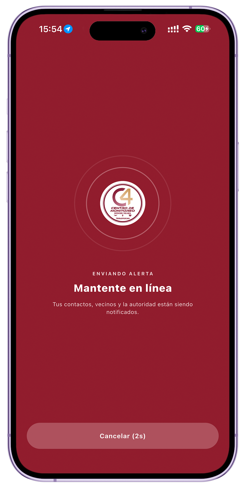 Mantente en línea — vamos en camino