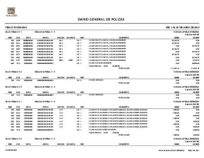 14. Diario General de Polizas