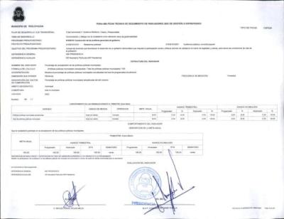 Fichas Tecnicas de Indicadores de Resultados