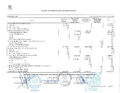 Estado de Variacion de la Hacinda Publica