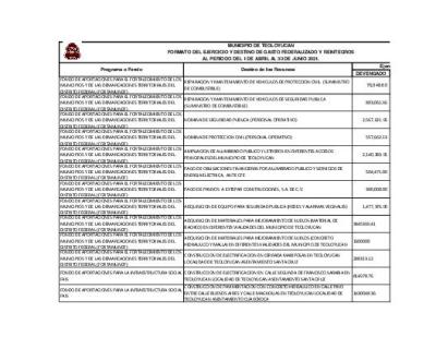 EJERCICIO Y DESTINO DE GASTO FEDERALIZADO Y REINTEGROS