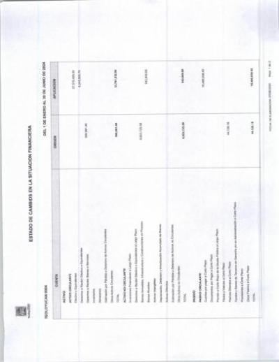 4. Estado de Cambio en la Situacion Financiera