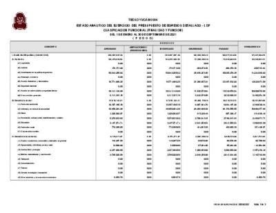 ESTADO ANALITICO EGRESOS CLASIFICACION FUNCIONAL