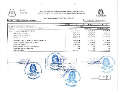 Caratula del Presupuesto de Egresos