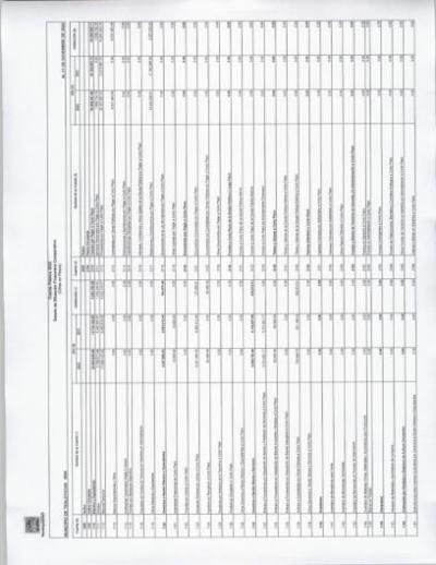 Estado de Situacion Financiera Comparativo