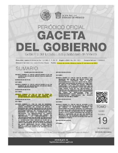 PRESUPUESTO DE EGRESOS EDOMEX