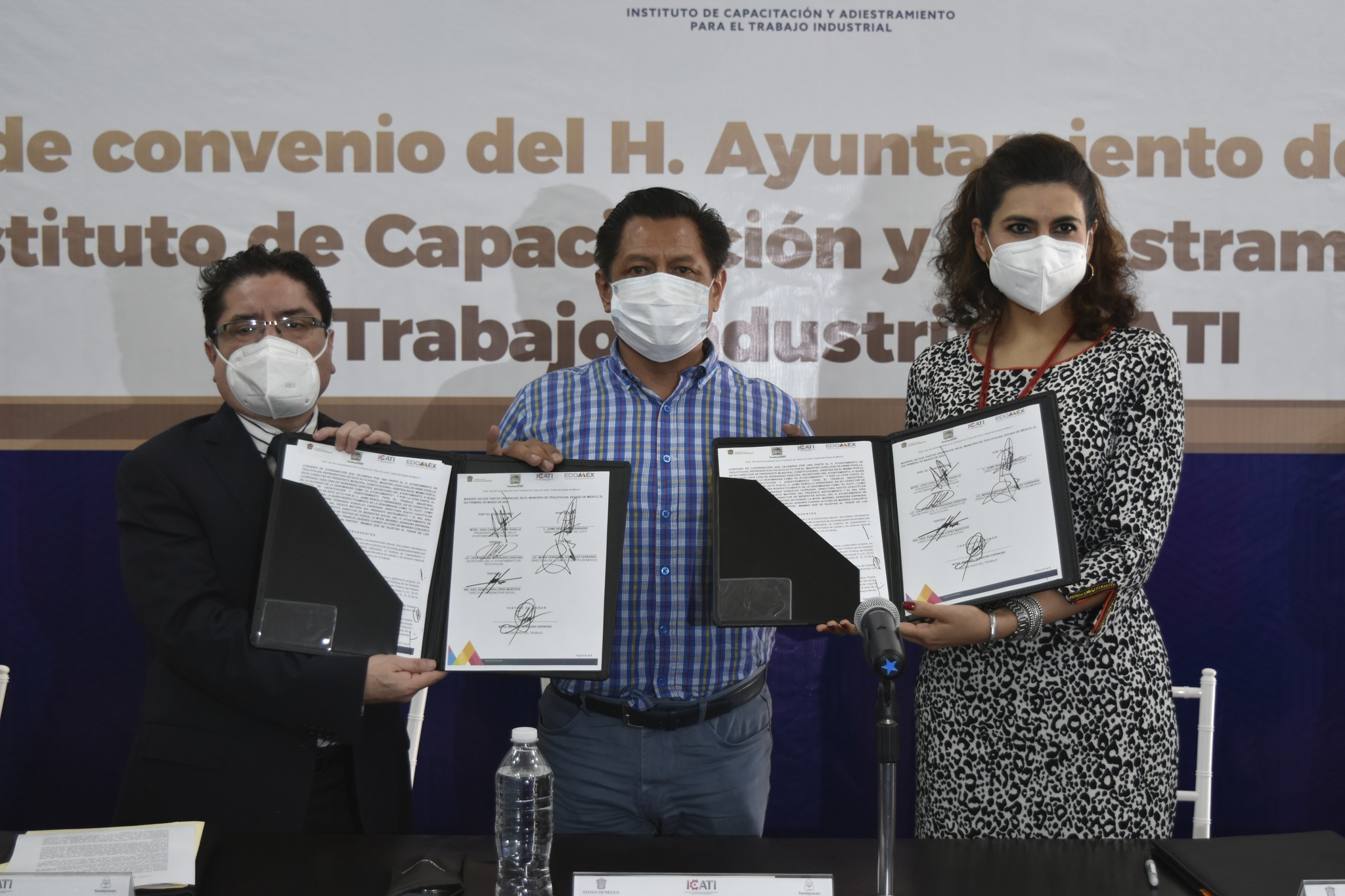 Firma de Convenio del H. Ayuntamiento de #Teoloyucan y el Instituto de Capacitación y Adiestramiento para el Trabajo Industrial (ICATI)