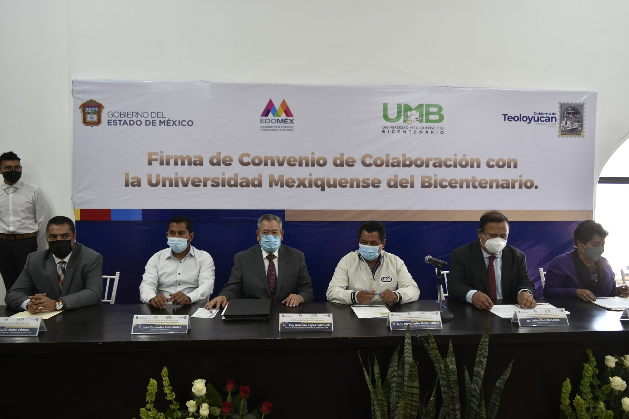 Firma de Convenio de Colaboración con la Universidad Mexiquense del Bicentenario
