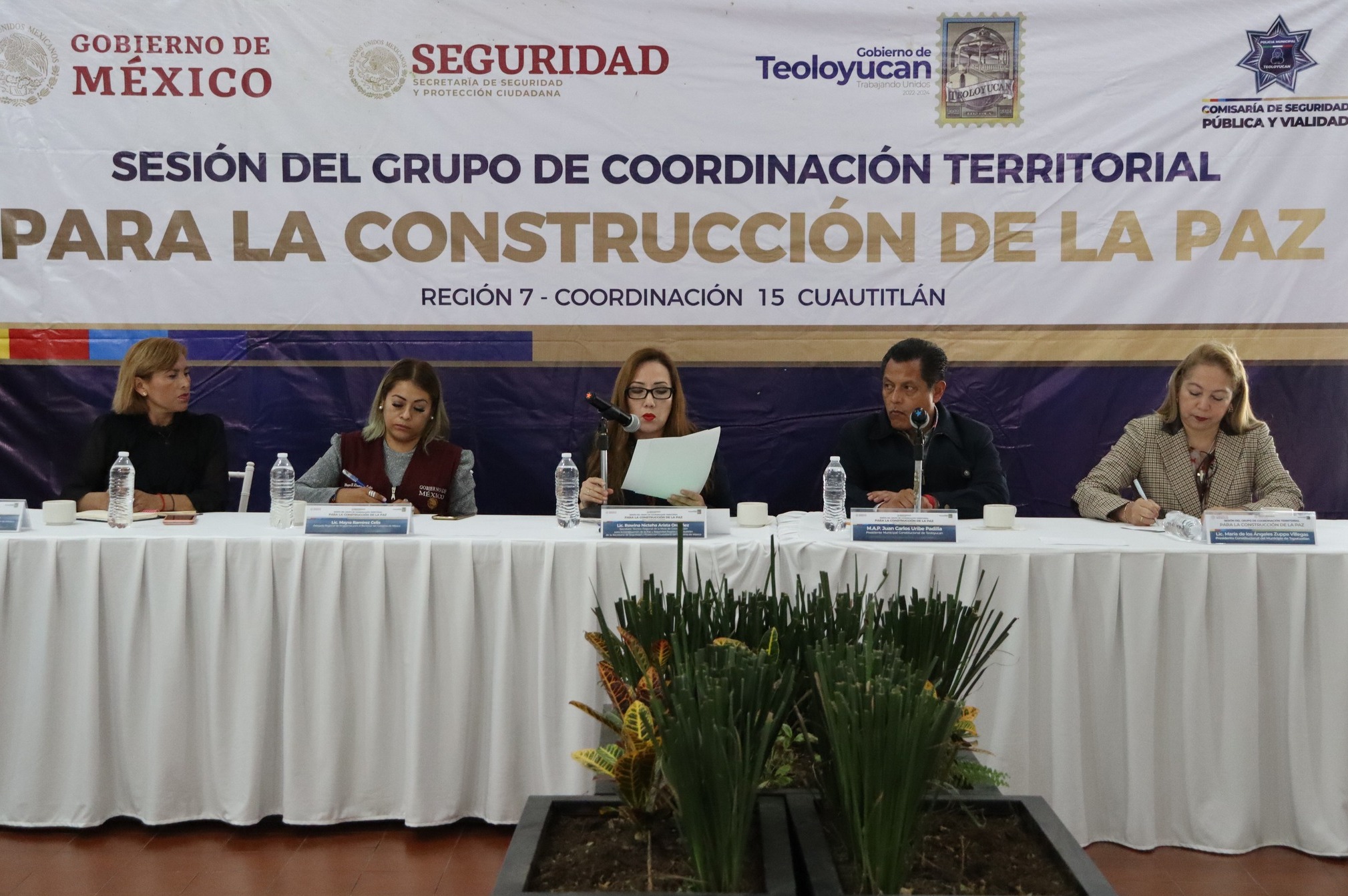 Sesión del Grupo de Coordinación Territorial para la Construcción de la Paz