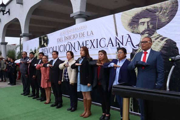 Así se vivió el evento conmemorativo del CXII Aniversario del Inicio de la Revolución Mexicana