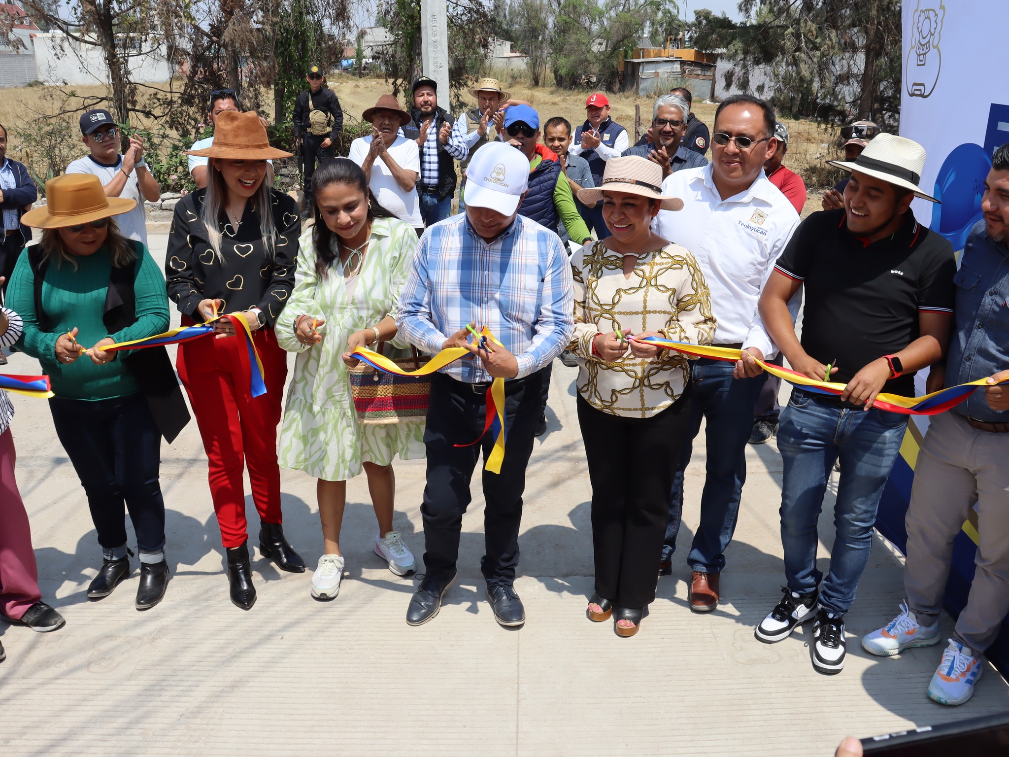 Inauguración de Obra en la Cerrada Benito Juarez