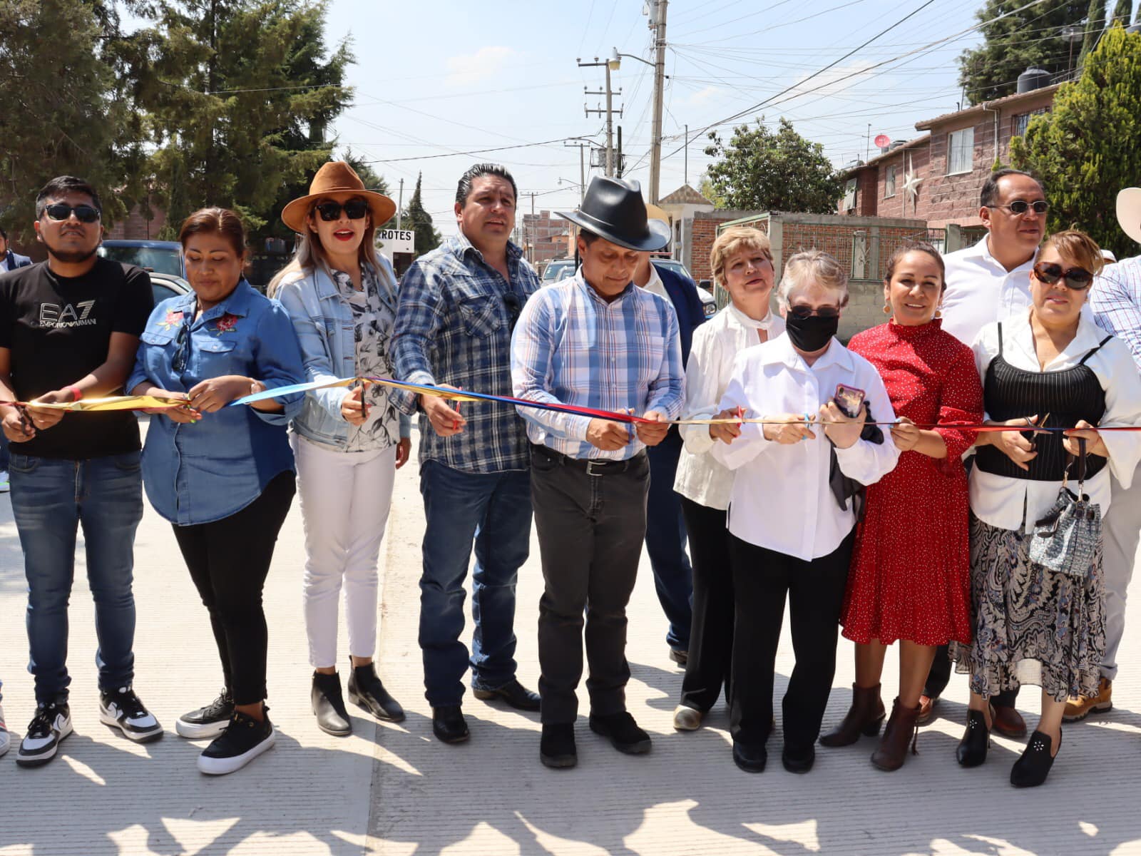Inauguración de obra en Villas Teoloyucan