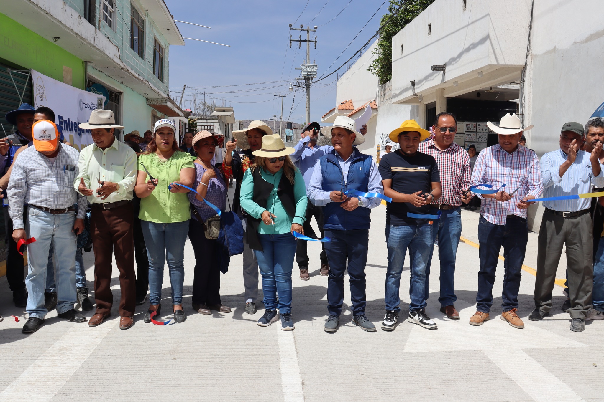 ¡Entrega de obra, calle Guanajuato!